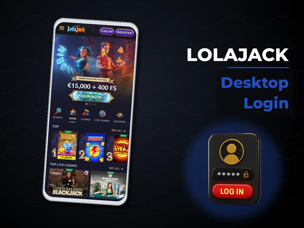 Lolajack - Desktop Login