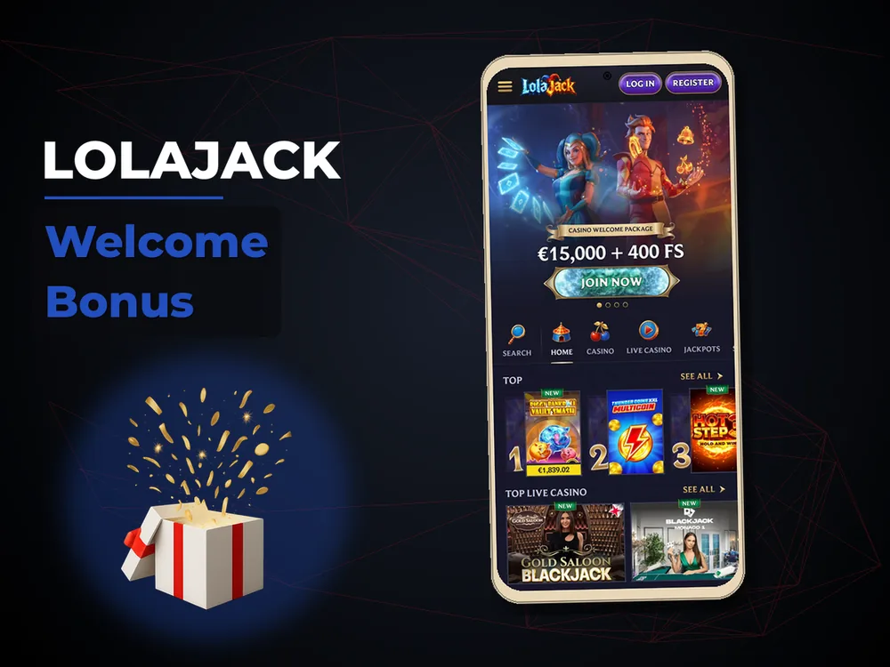 Lolajack - Welcome Bonus