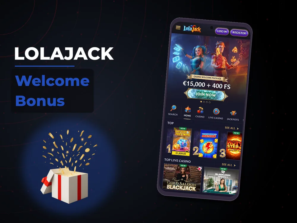 Lolajack - Welcome Bonus